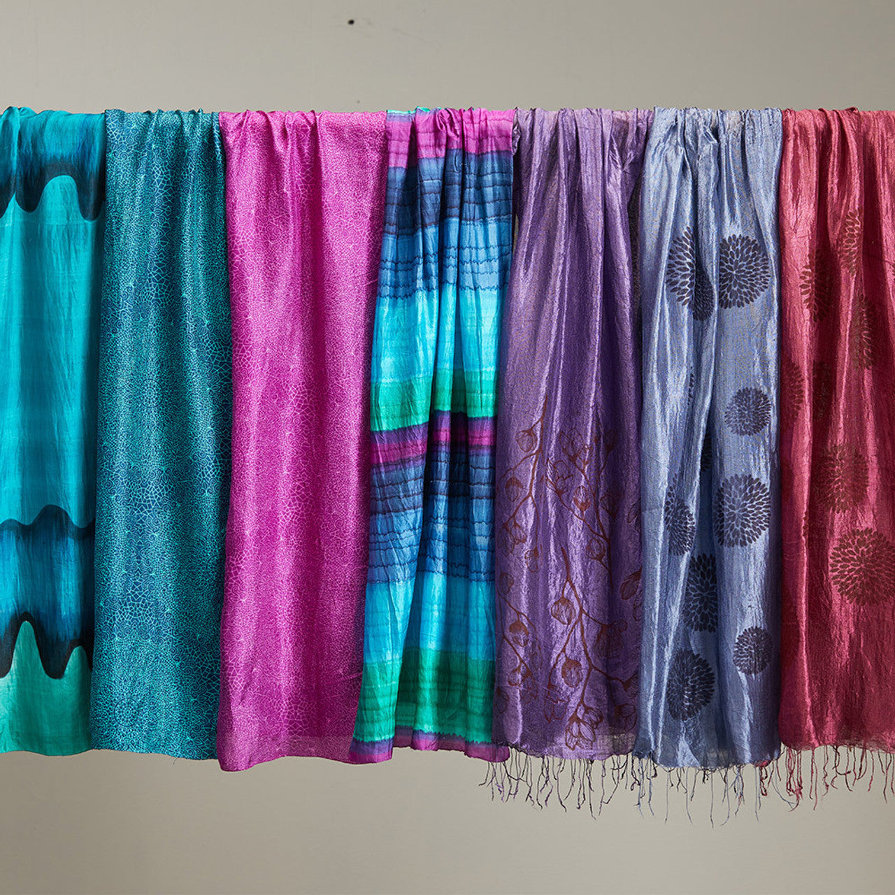 Green Silk Scarf