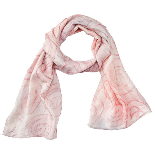 Pink  Silk Scarf
