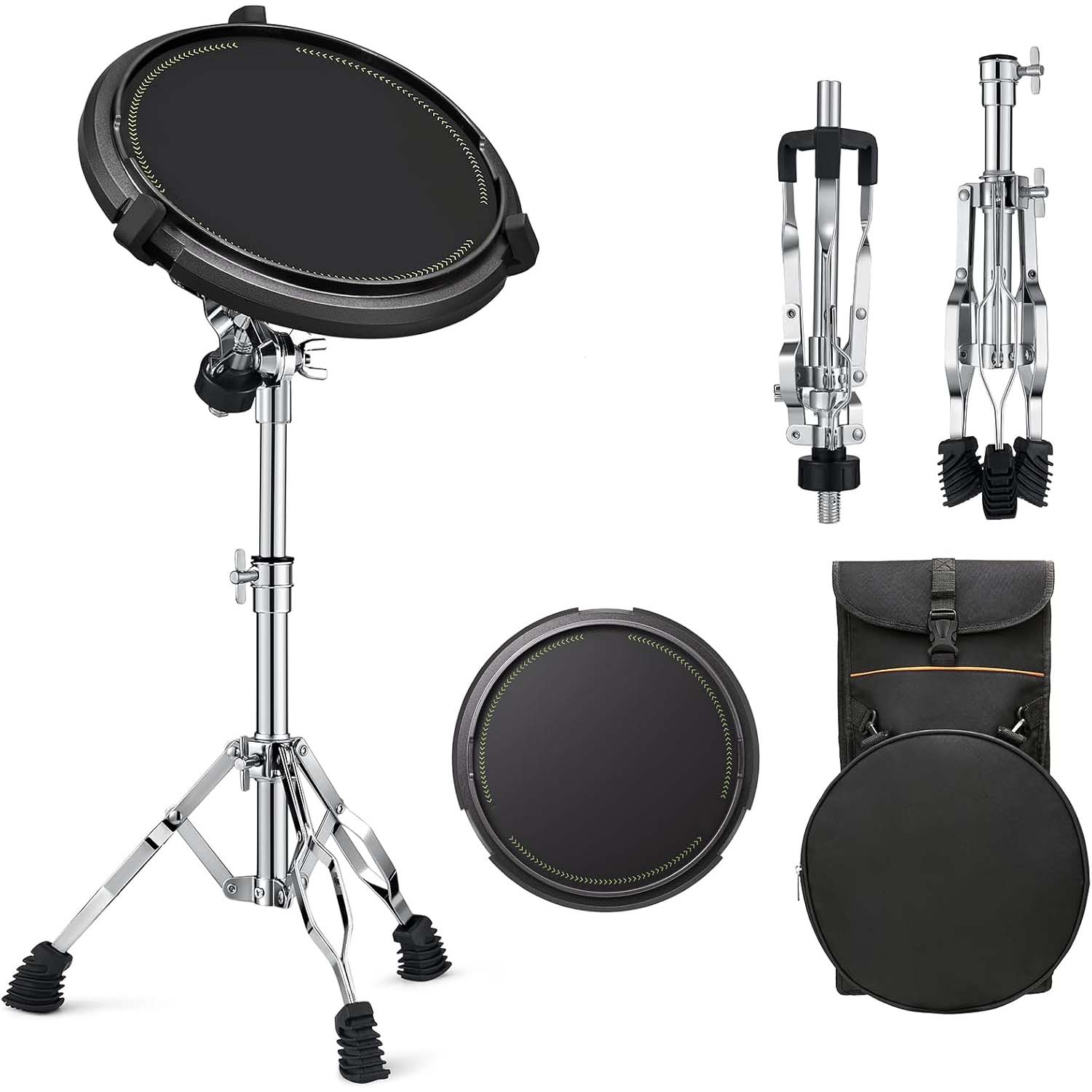 12-Inch Quiet Drum Practice Pad
