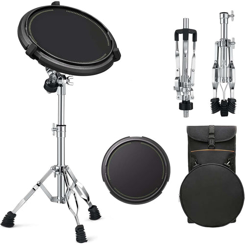 12-Inch Quiet Drum Practice Pad