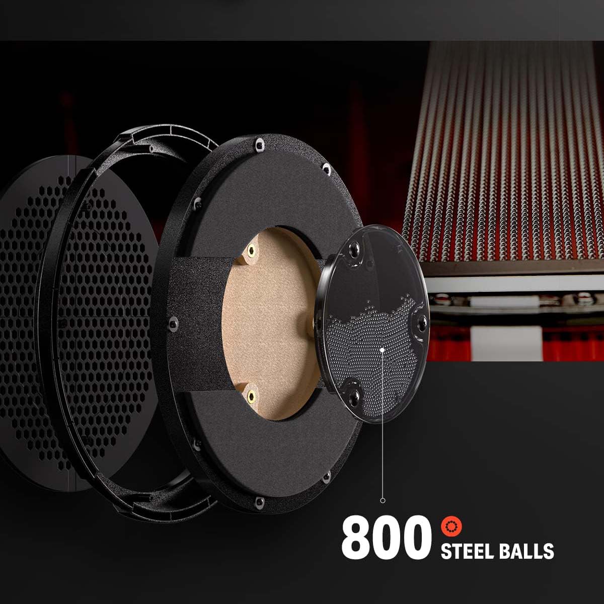 12-Inch Quiet Drum Practice Pad