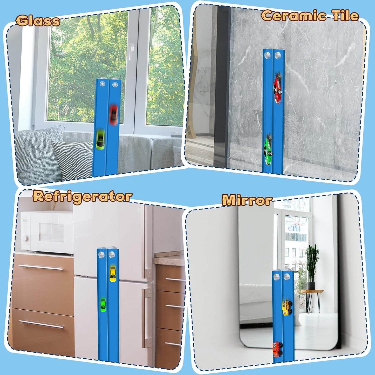 Toy Car Track 15ft Starter Set - The perfect gift for little car lovers